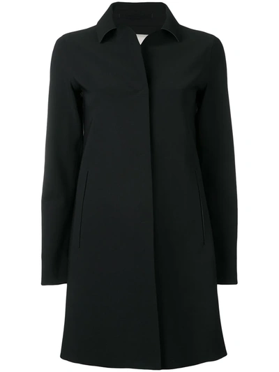 Herno Single Breasted Coat - 黑色 In Black