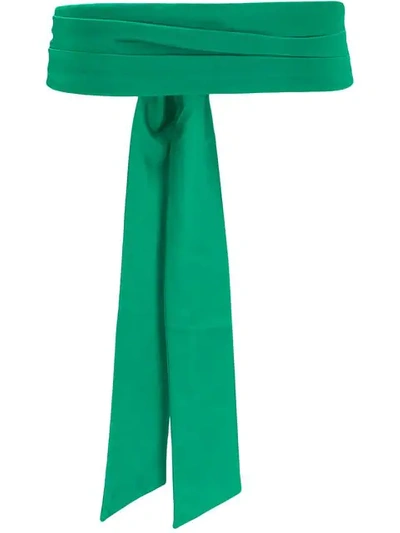 Pinko Ribbon Belt In Green