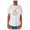 Nike Jordan Men's Jordan Jumpman Flight Hbr T-shirt In White Size 3x-large 100% Cotton/polyester