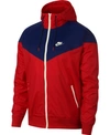 Nike Men's Sportswear Windrunner Jacket In Ured/blue/sail
