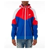 Nike Men's Sportswear Windrunner Hooded Jacket, Blue