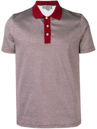 Canali Classic Polo Shirt - 900 Red