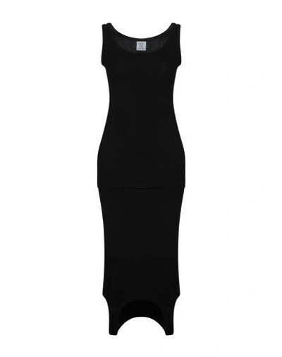 Vetements Midi Dresses In Black