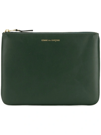 Comme Des Garçons Classic Coin Purse In Green