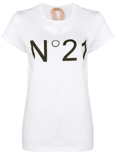 N°21 Nº21 Logo T-shirt - White