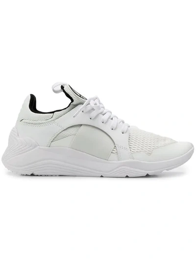 Mcq By Alexander Mcqueen Logo Mesh Sneakers In White