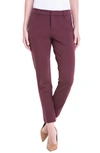 Liverpool Kelsey Knit Trousers In Petite Syrah