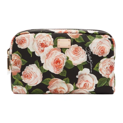 Dolce & Gabbana Multicolor Flowers Cosmetics Pouch