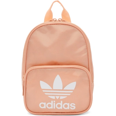 Adidas Originals Pink Mini Santiago Backpack In Light Pink