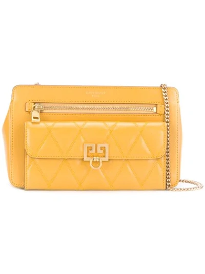 Givenchy Diamond Quilted Bag In Yellow