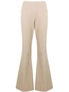 Maison Margiela Flared Style Trousers In Neutrals