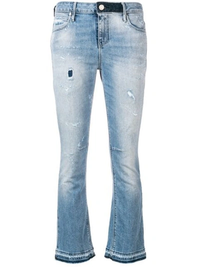 Rta Kiki Cropped Jeans In Blue