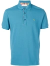 Etro Chest Logo Polo Shirt In Ottanio