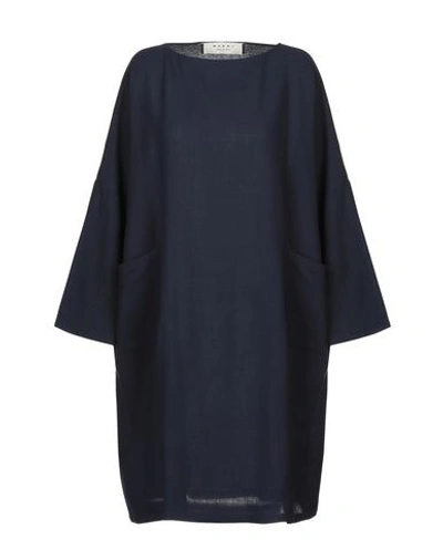 Marni Knee-length Dress In Dark Blue