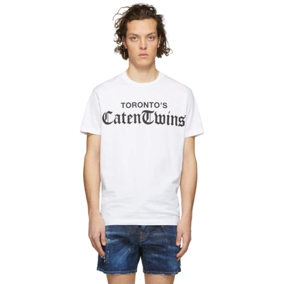 Dsquared2 Short Sleeve T-shirt In 100