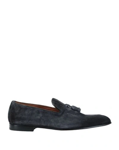 Doucal's Loafers In Steel Grey