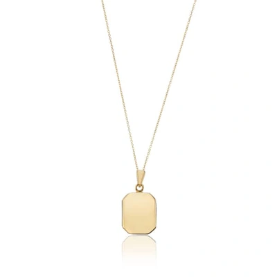 Lily & Roo Gold Small Square Locket Necklace