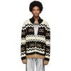 Gucci Black Wool Mirrored Gg Zip-up Sweater