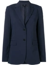 Theory Fitted Tailored Blazer In Blue
