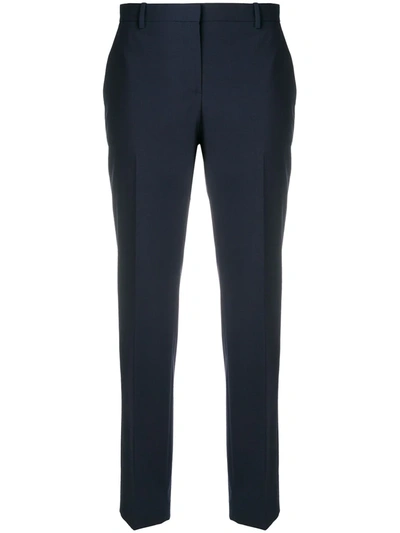 Theory Precision Ponte Cropped Trousers In Baltic