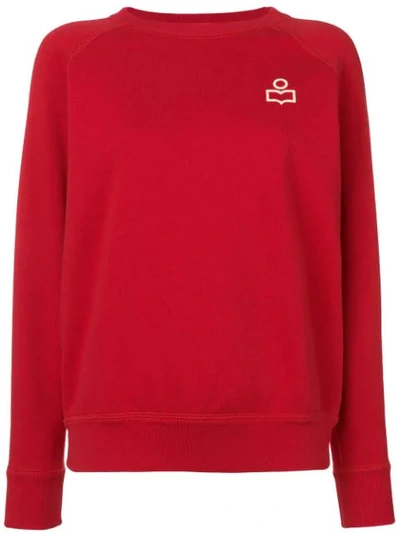 Isabel Marant Étoile Logo Sweatshirt In Red