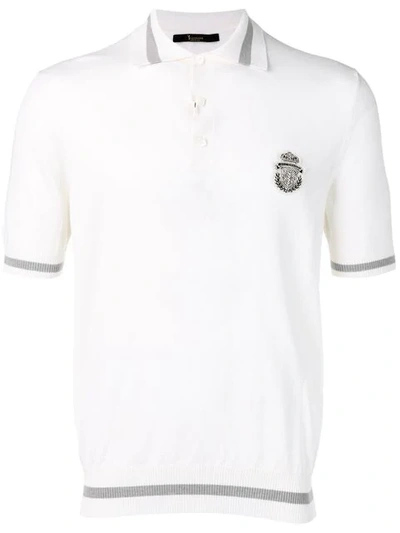 Billionaire Crest Polo T In White