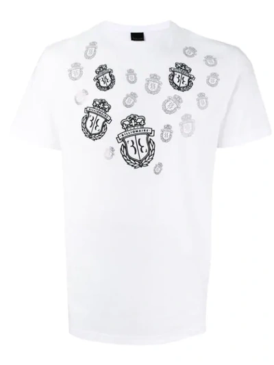 Billionaire Logo Crest T-shirt In White