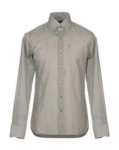 Tom Ford Patterned Shirt In Khaki