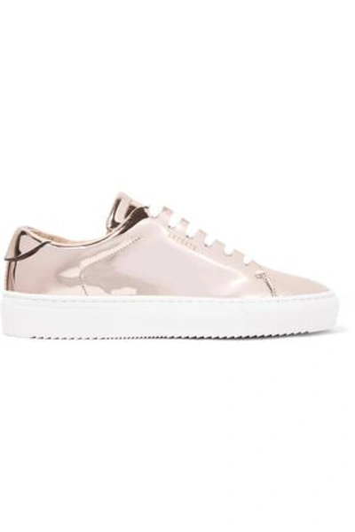 Axel Arigato Woman Mirrored-leather Sneakers Rose Gold