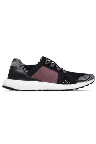 Adidas By Stella Mccartney Stretch-knit Sneakers In Black