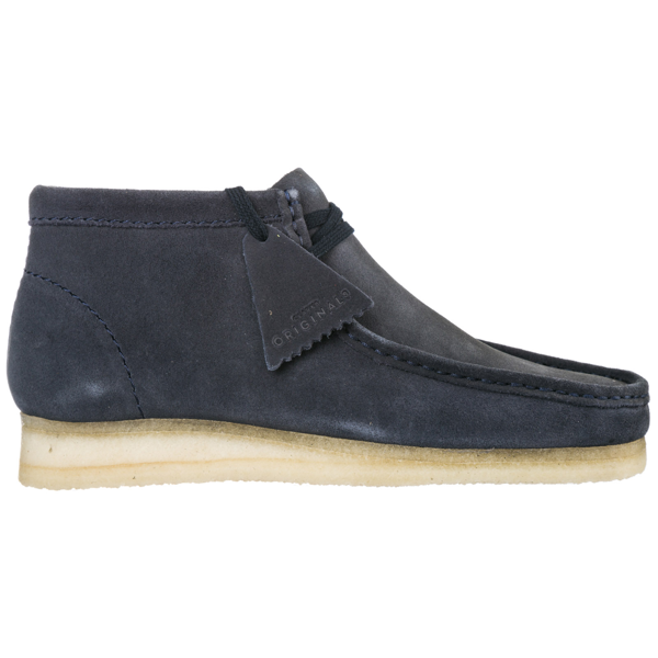 clarks navy ankle boots