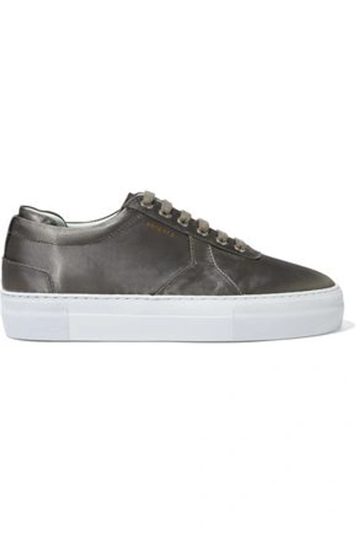 Axel Arigato Woman Satin Sneakers Army Green