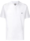Vivienne Westwood Embroidered Logo Polo Shirt In White