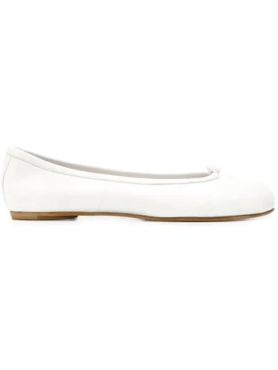 Maison Margiela Tabi Ballerinas In White