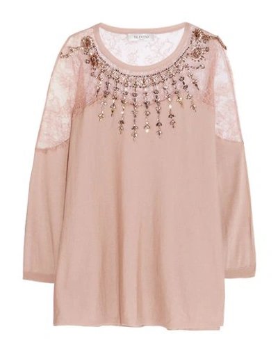Valentino Sweater In Pale Pink