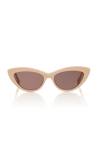 Stella Mccartney Falabella Cat-eye Acetate Sunglasses In Pink