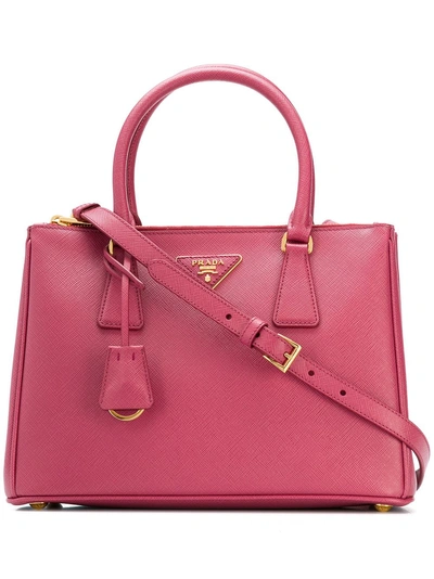 Prada Galleria Small Bag - Pink In Pink