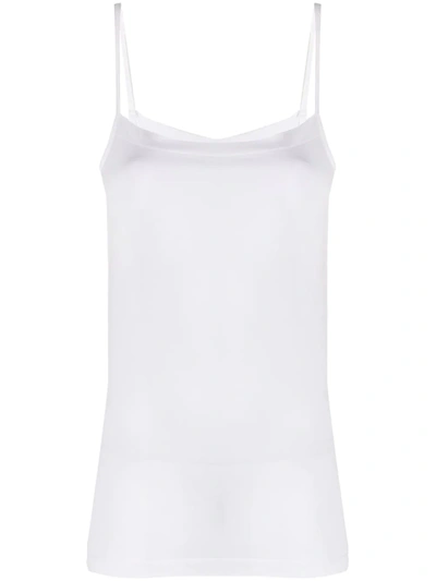 Wolford Hawaii Black Stretch-jersey Tank In White