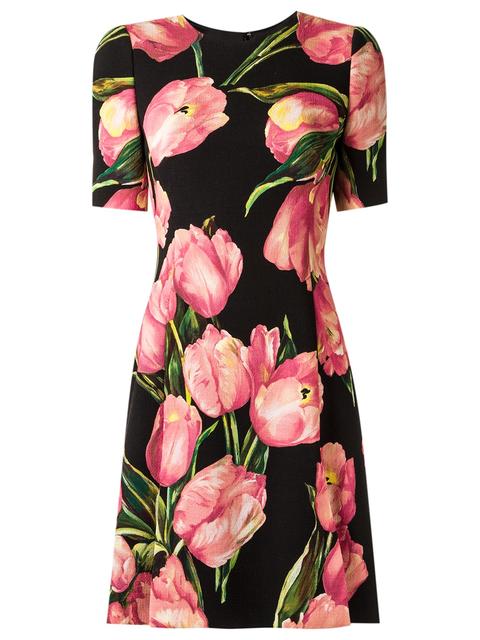 dolce and gabbana tulip dress