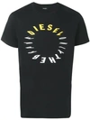 Diesel T-shirt Mit Logo In Black