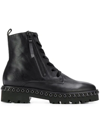 Kennel & Schmenger Lace-up Ankle Boots In Black