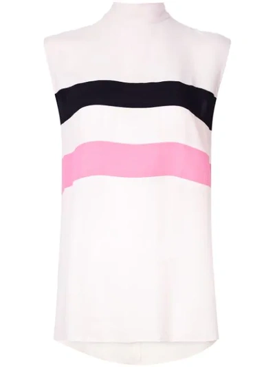 Marni High Neck Blouse In Pink