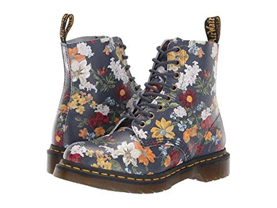 Dr. Martens , Dms Navy Darcy Floral Backhand Straw Grain | ModeSens