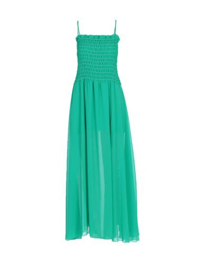 Space Style Concept Long Dresses In Green