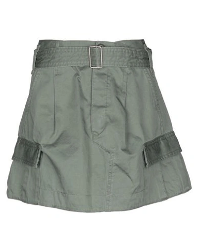 Marc Jacobs Mini Skirts In Military Green