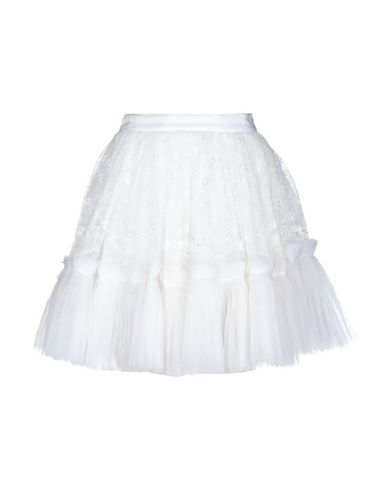Amen Couture Knee Length Skirt In Ivory | ModeSens