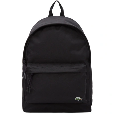 Lacoste Black Neocroc Backpack In 991 Black