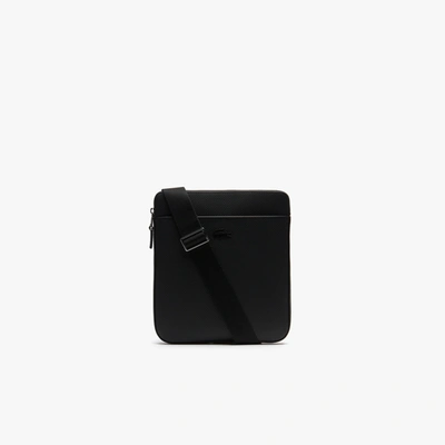 Lacoste Men's Chantaco Leather Shoulder Bag - One Size In Black