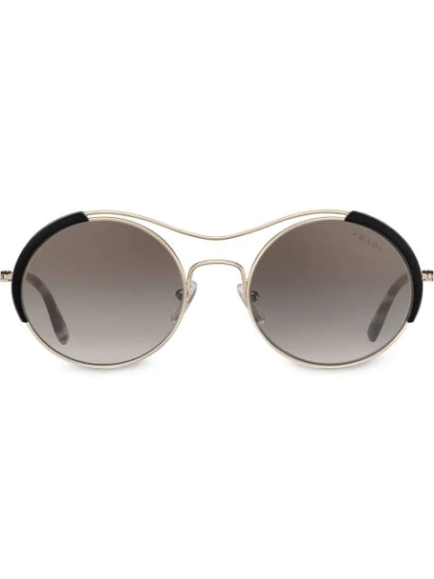 prada round frame sunglasses