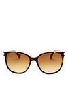 Longchamp Women's Le Pliage Family Square Sunglasses, 53mm In Havana/khaki